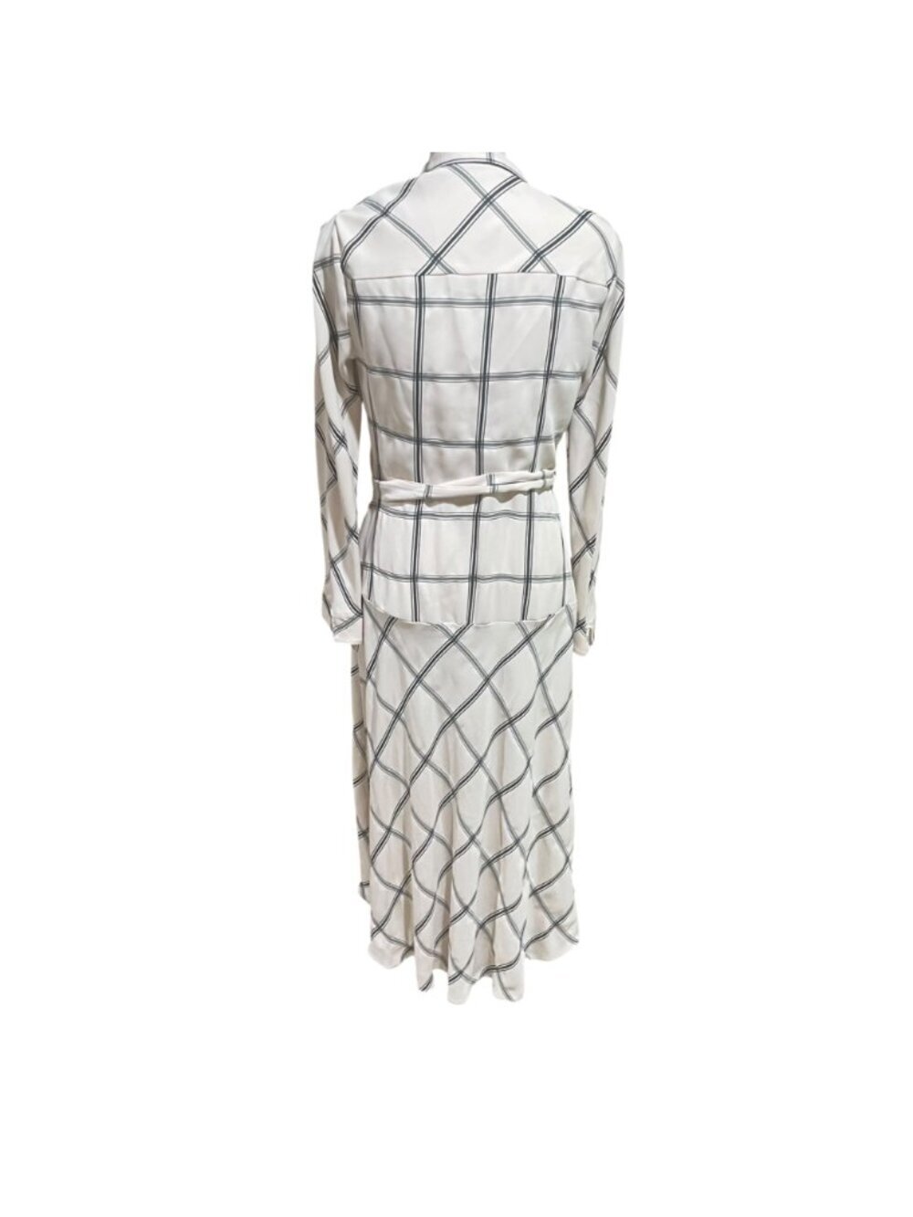 karen millen checked midi dress - Picture 6 of 8